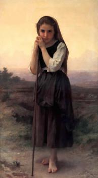 William-Adolphe Bouguereau : Little Shepherdess